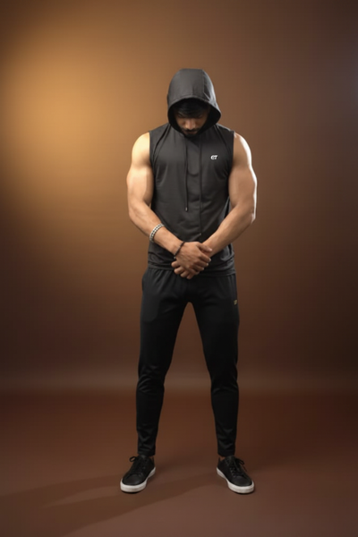 Cut Sleeve Hoodie