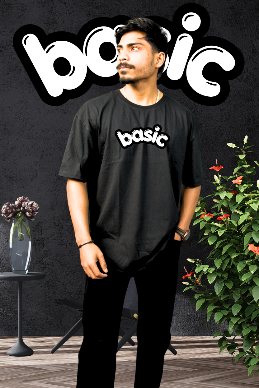 Basic - Oversize Print T-Shirt