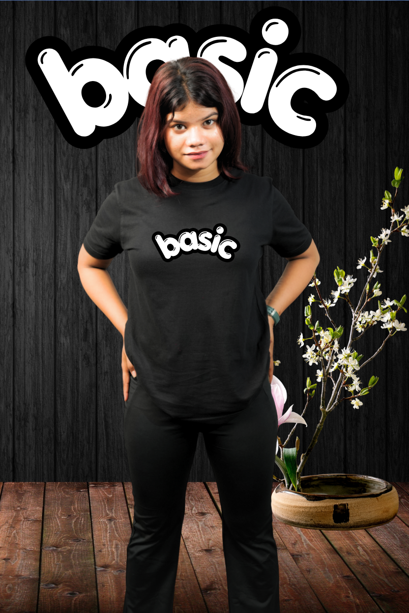 Regular Basic T-Shirt — All Black | Eclipse Theory