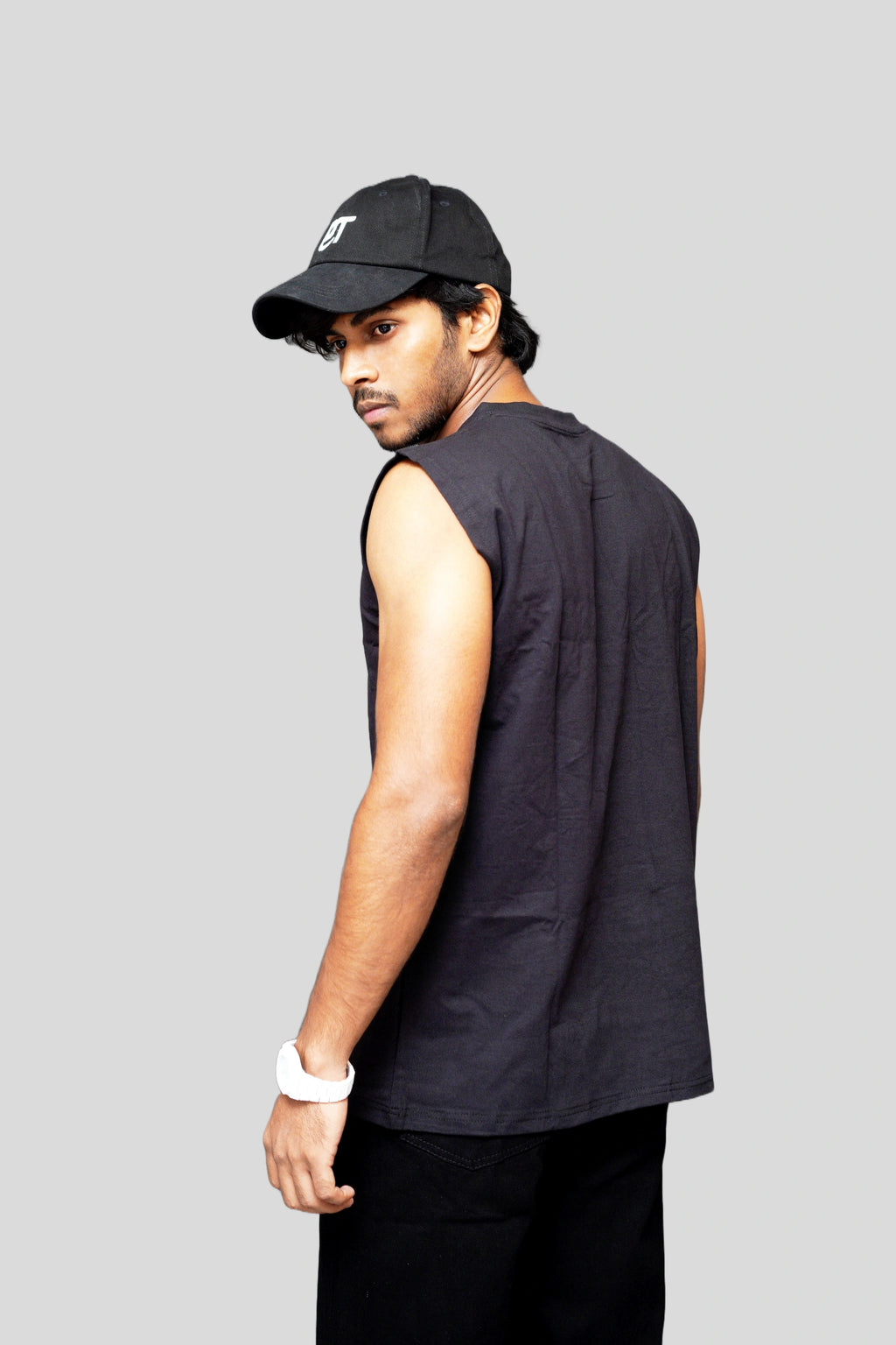Boxy Cotton Sleeveless lifestyle view