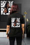 Break Rules Regular T-Shirt — All Black | Eclipse Theory