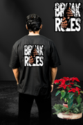 Break Rules - Oversize Print T-Shirt