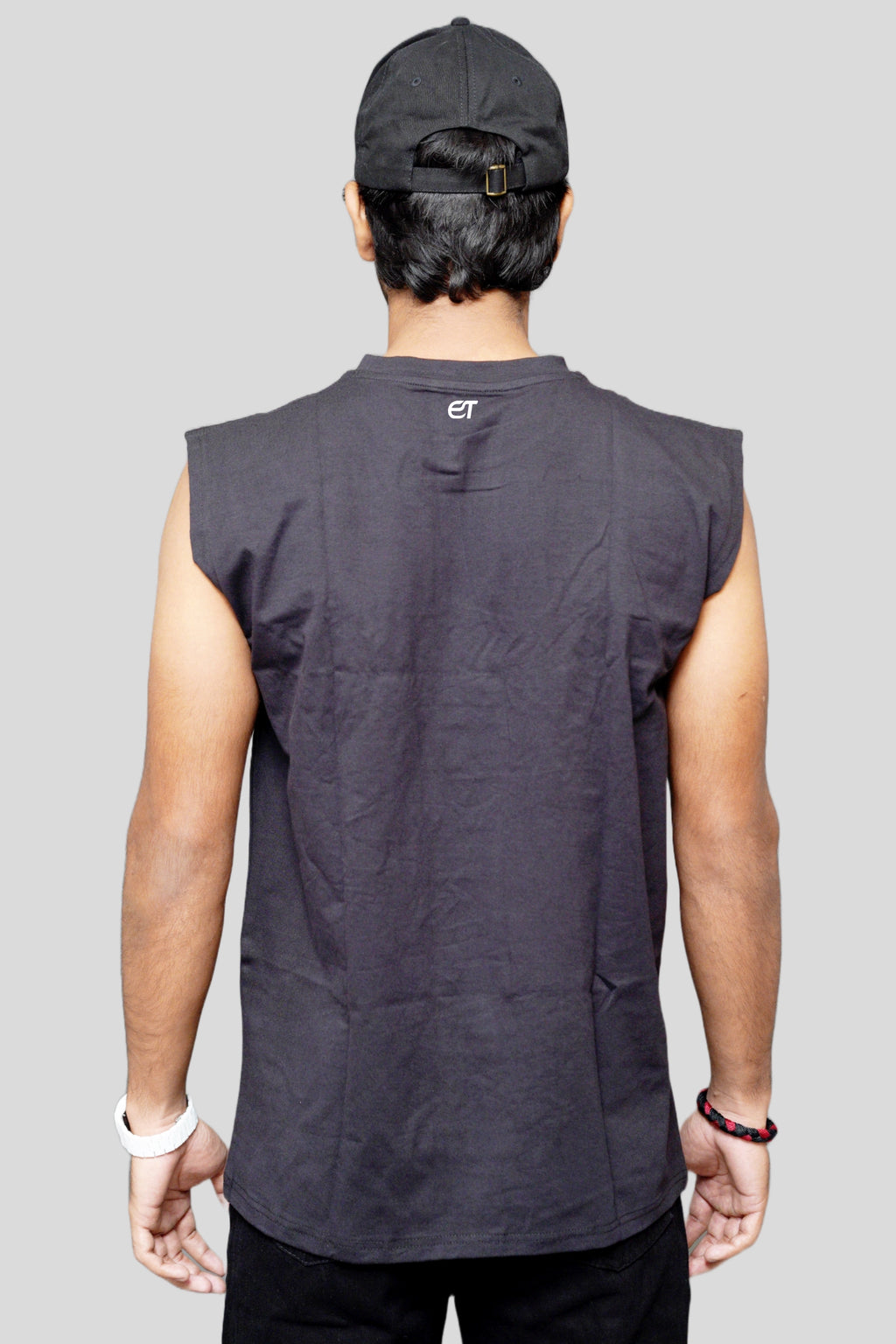 Boxy Cotton Sleeveless - Monkey Gym Print