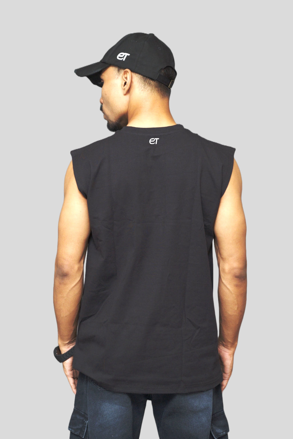 Boxy Cotton Sleeveless - Gym Time Print