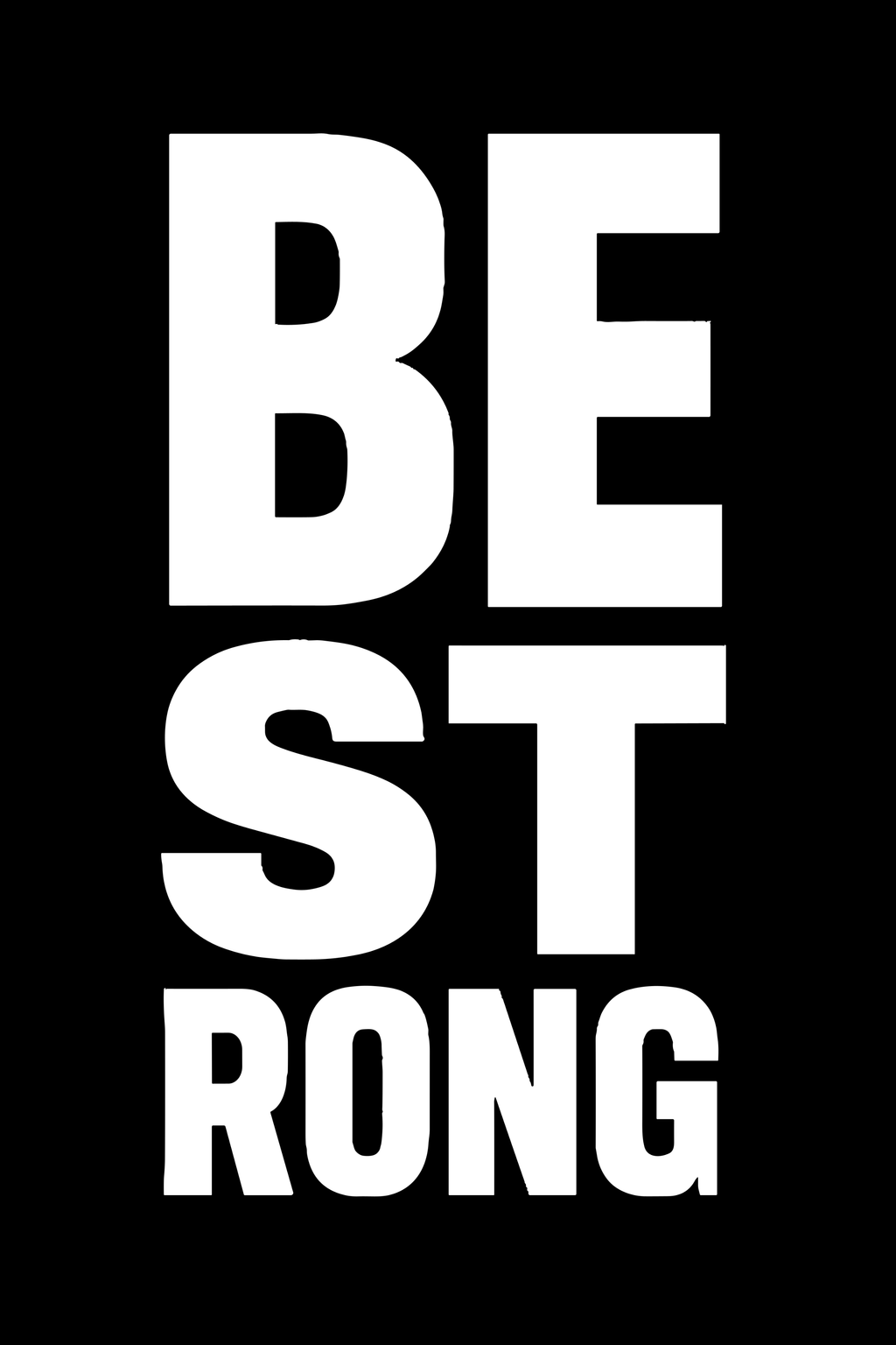 Be Strong - Regular Print T-Shirt