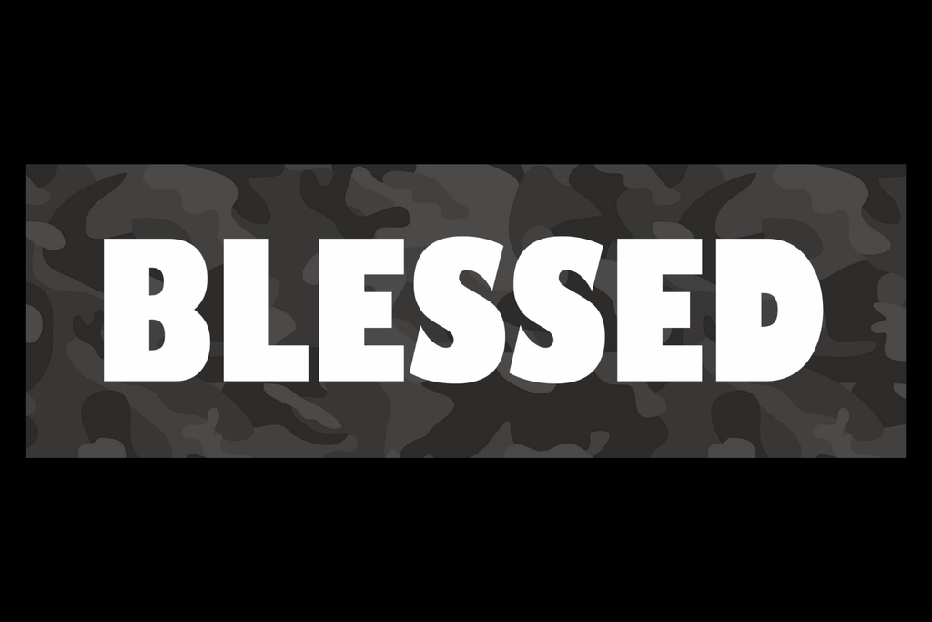Blessed - Oversize Print T-Shirt