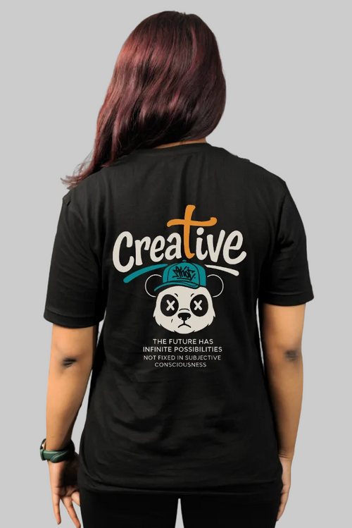 Creative Regular T-Shirt Back — All Black | Eclipse Theory