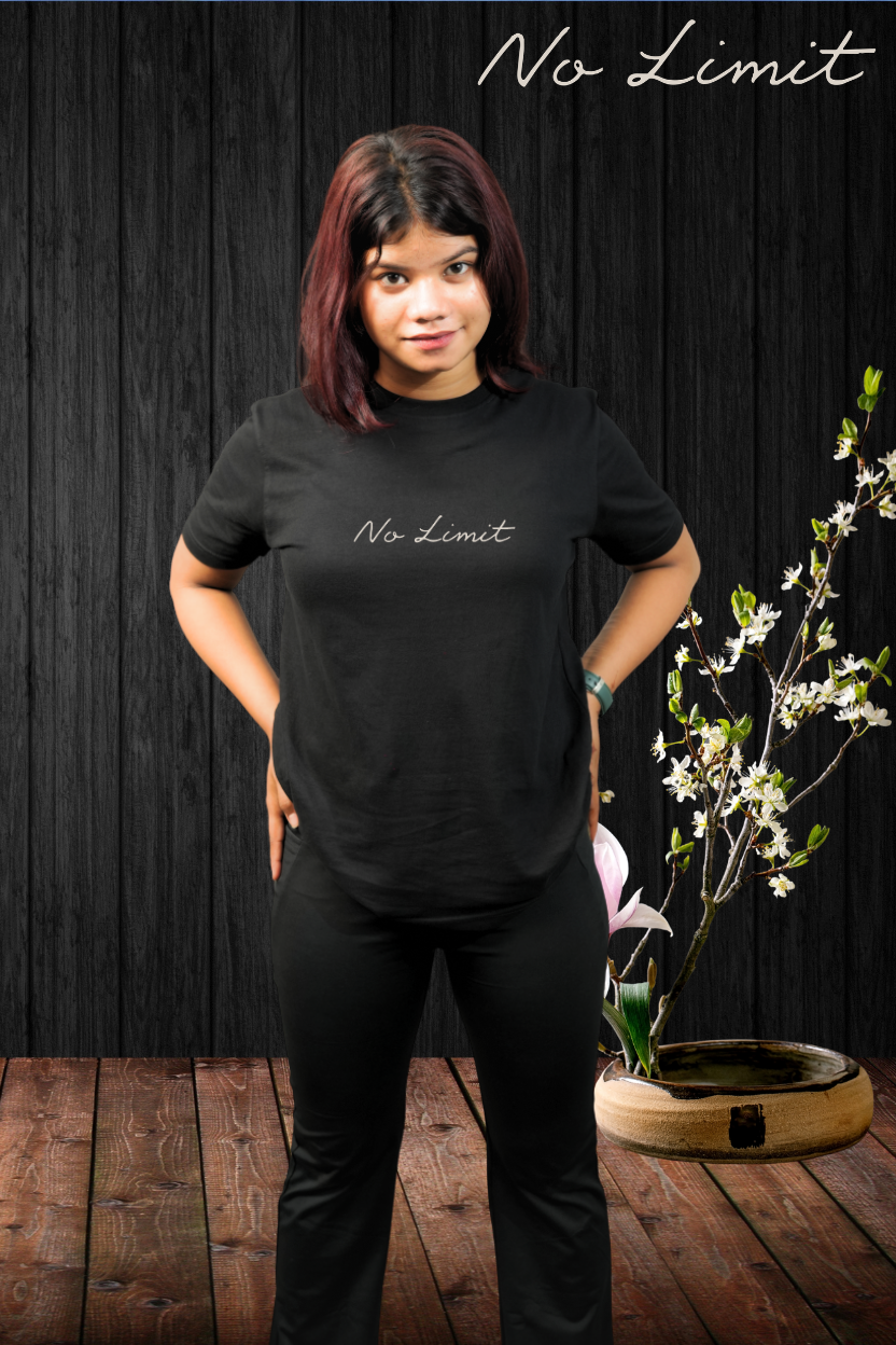 Creative Regular T-Shirt Front — All Black | Eclipse Theory