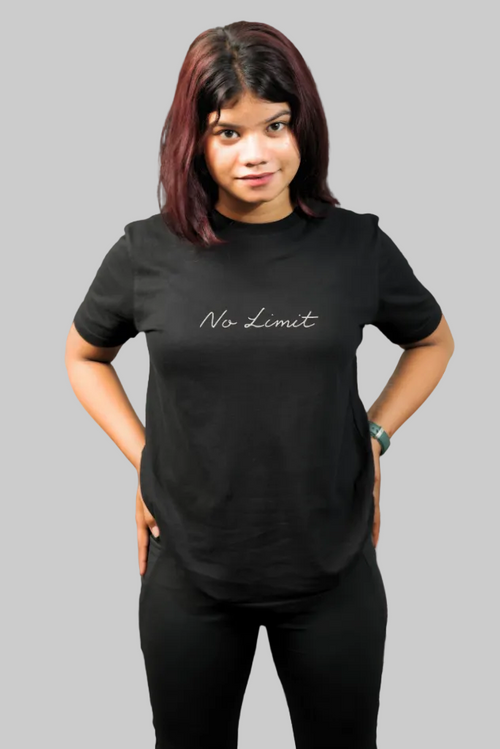 Creative Regular T-Shirt Front — All Black | Eclipse Theory