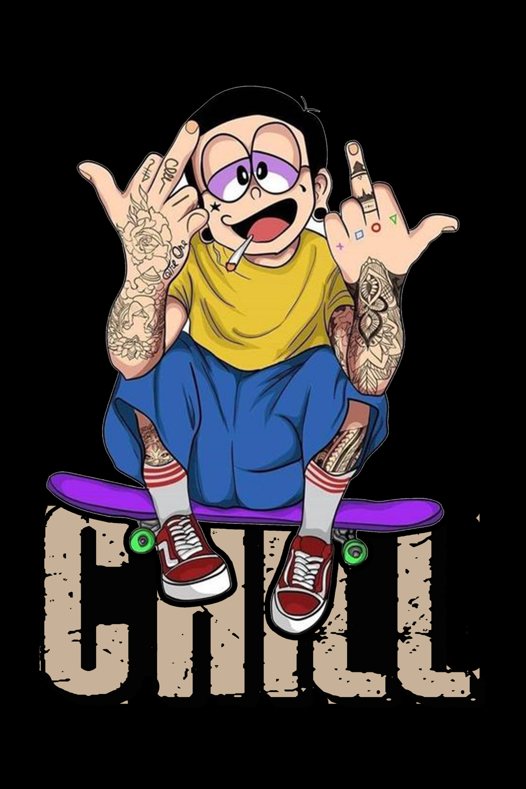 Chill - Regular Print T-Shirt