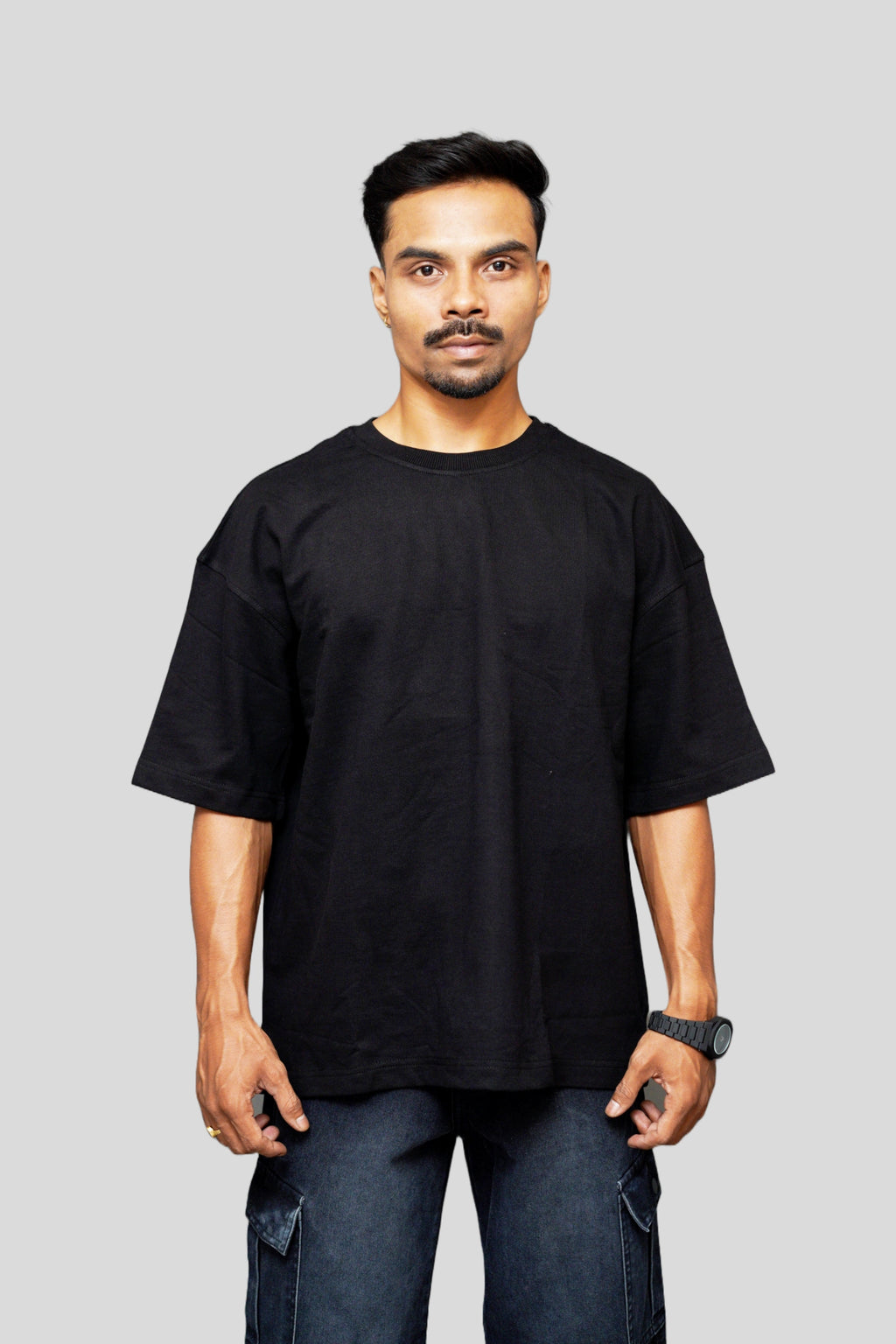 Drop Shoulder T-Shirt front view