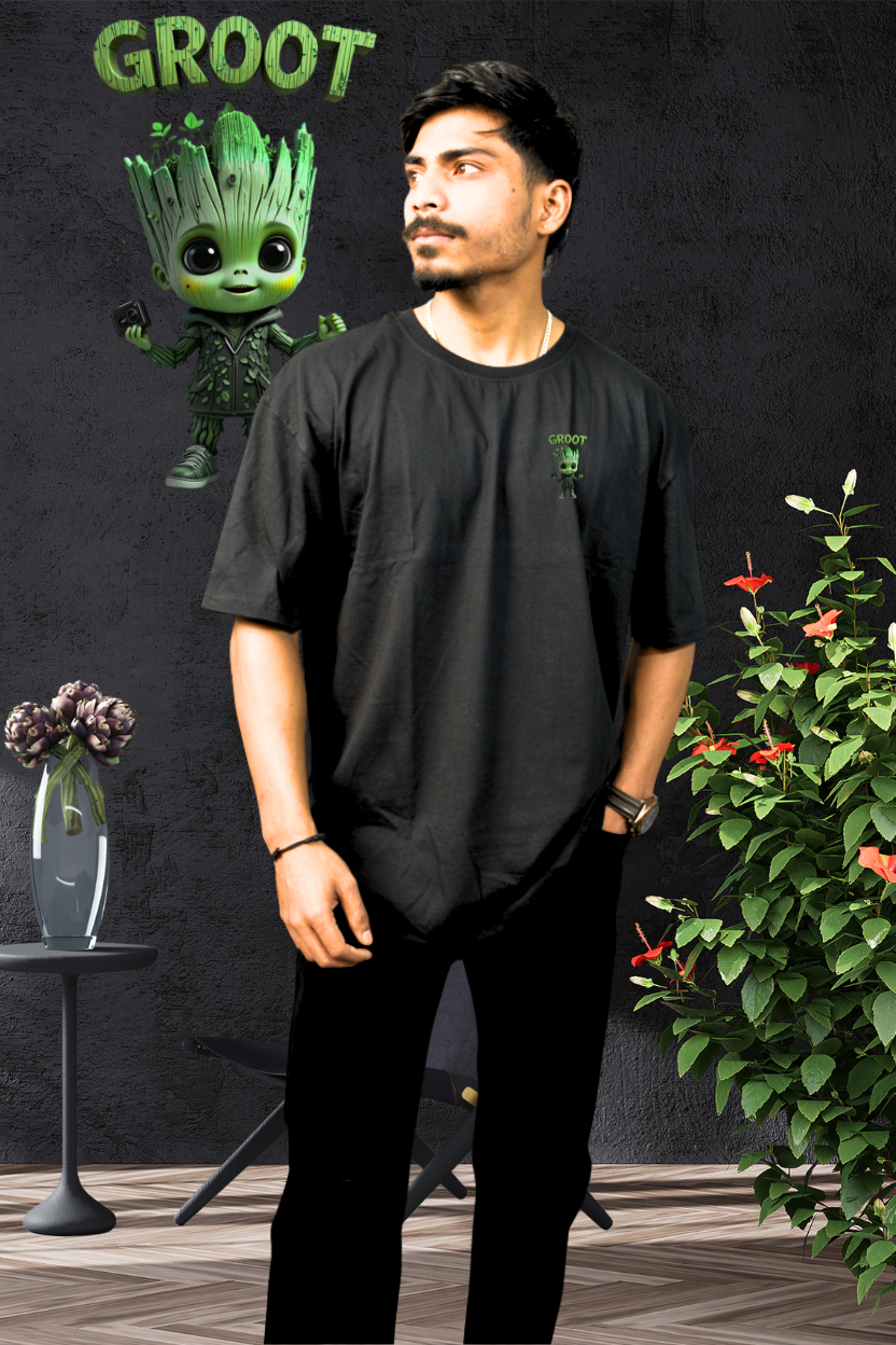 Groot - Oversize Print T-Shirt