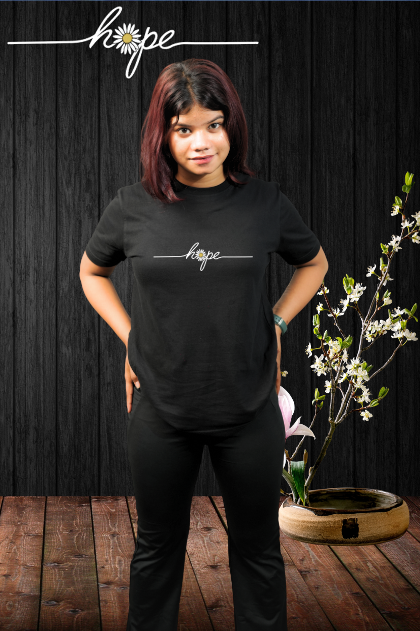 Hope Regular T-Shirt — All Black | Eclipse Theory