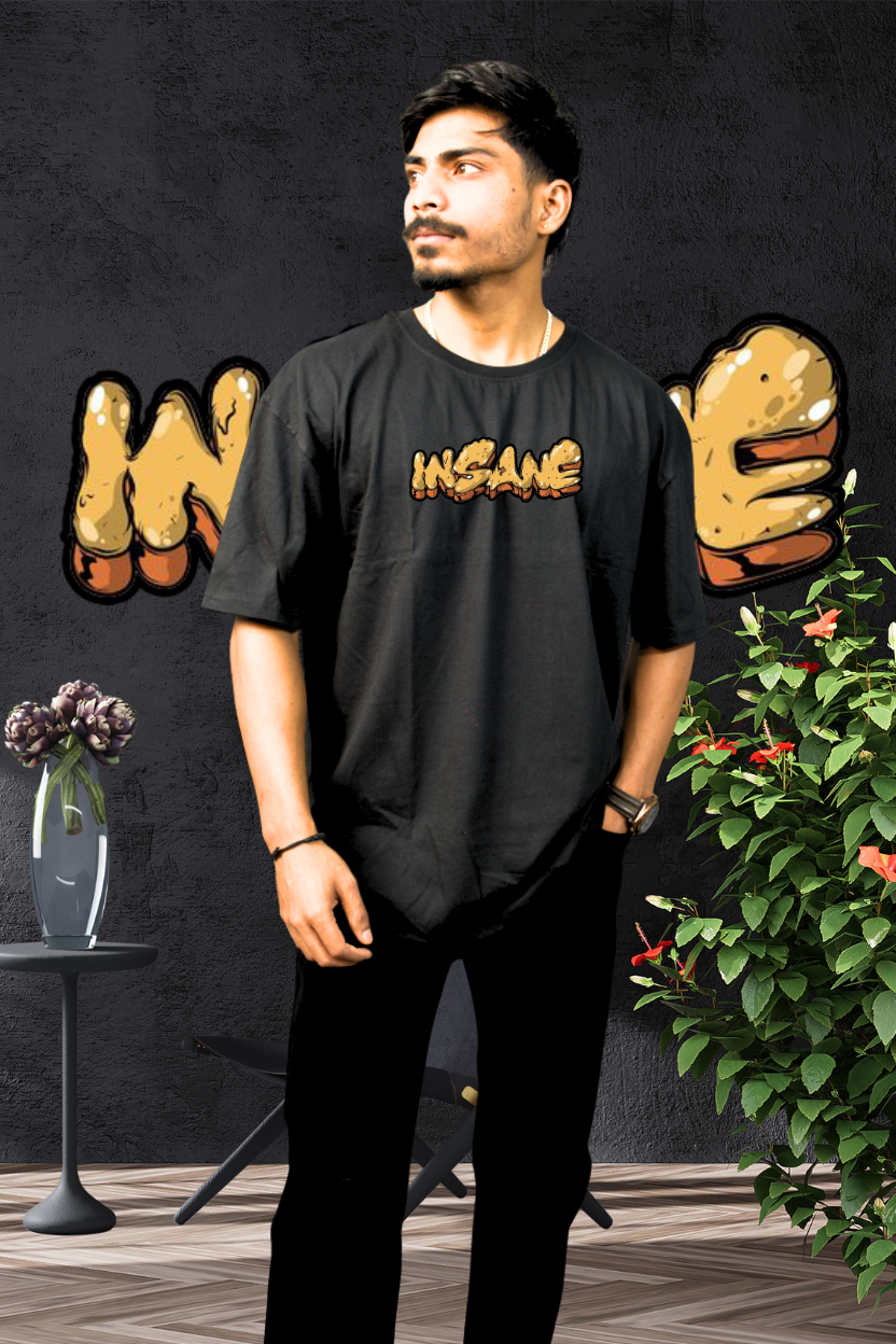 Insane - Oversize Print T-Shirt