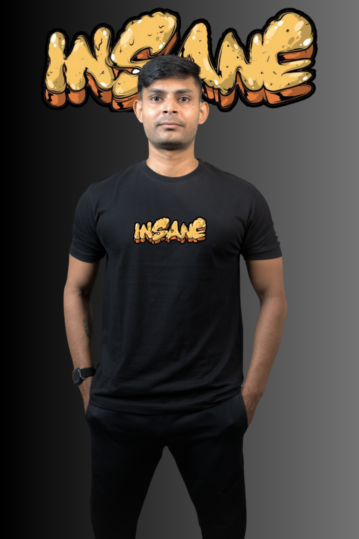 Insane - Regular Print T-Shirt