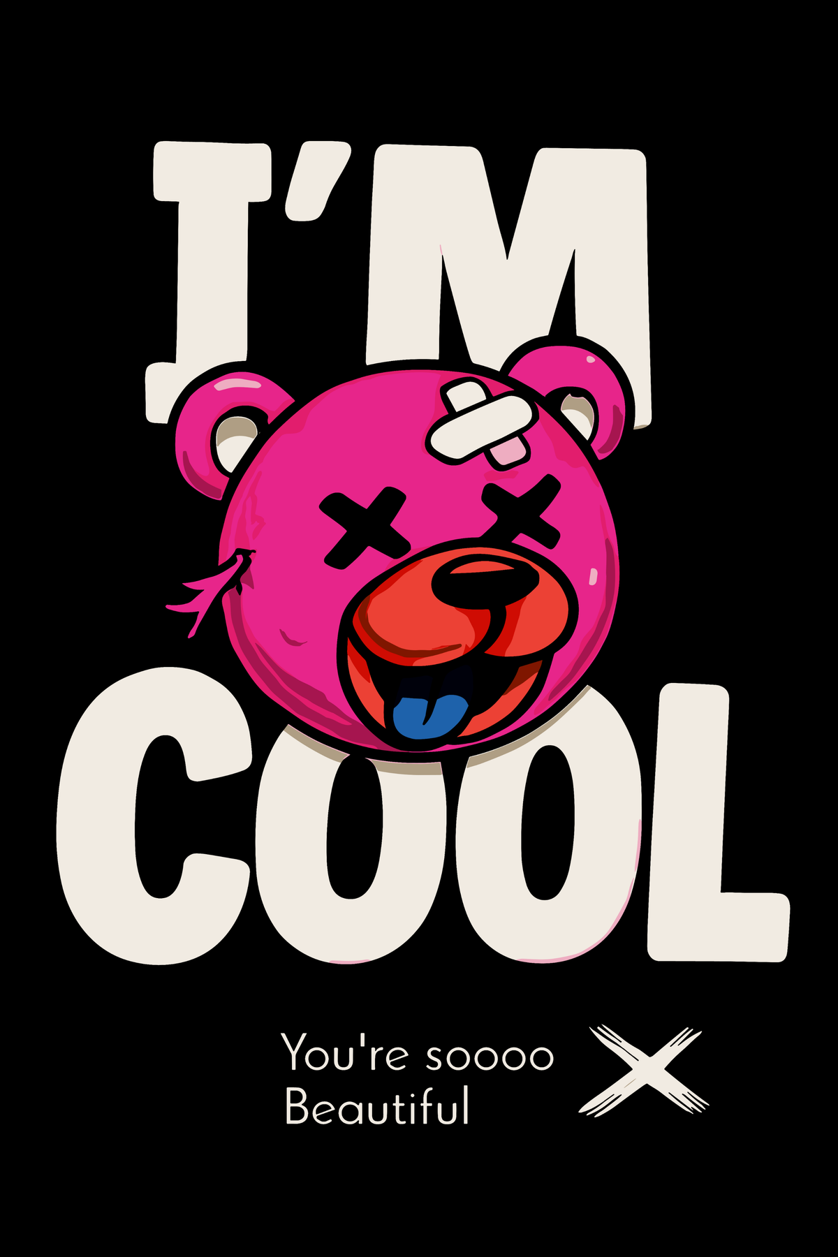 I'm Cool - Regular Print T-Shirt
