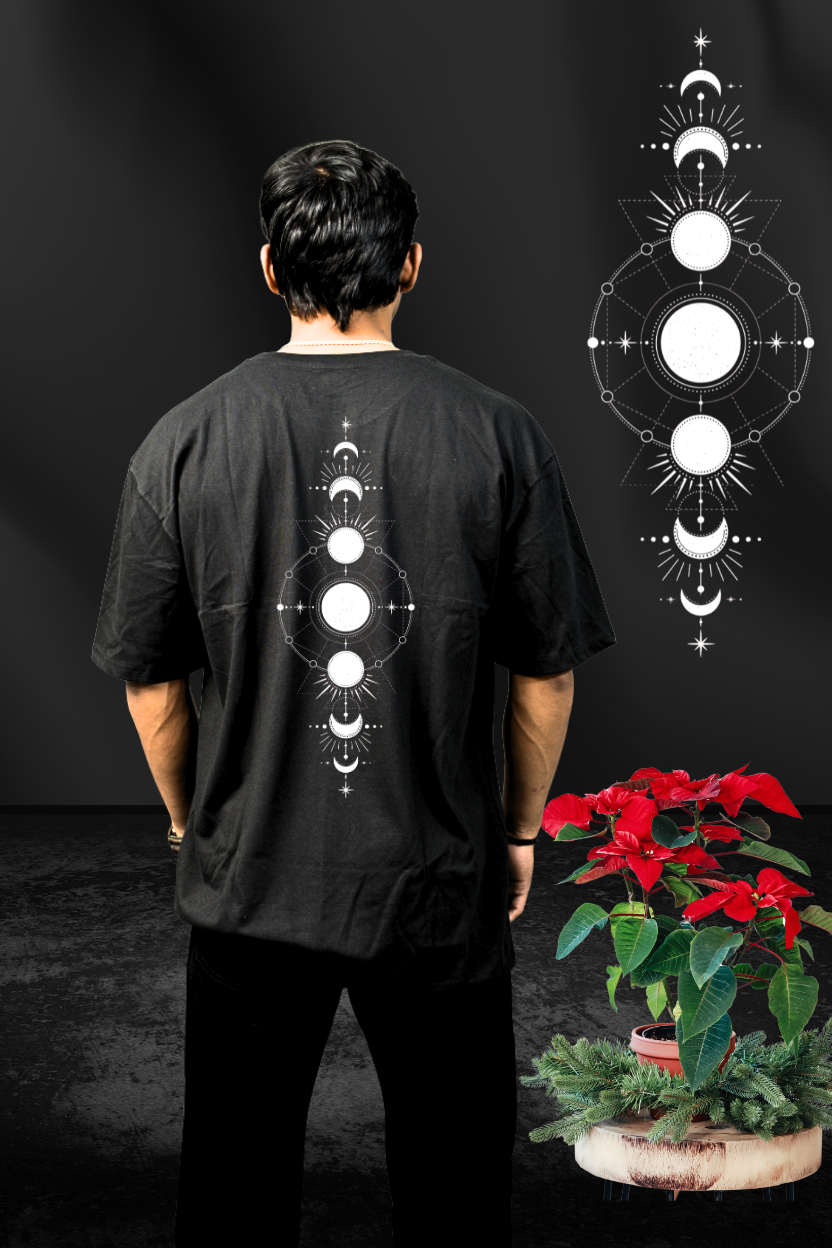 Lunation - Oversize Print T-Shirt
