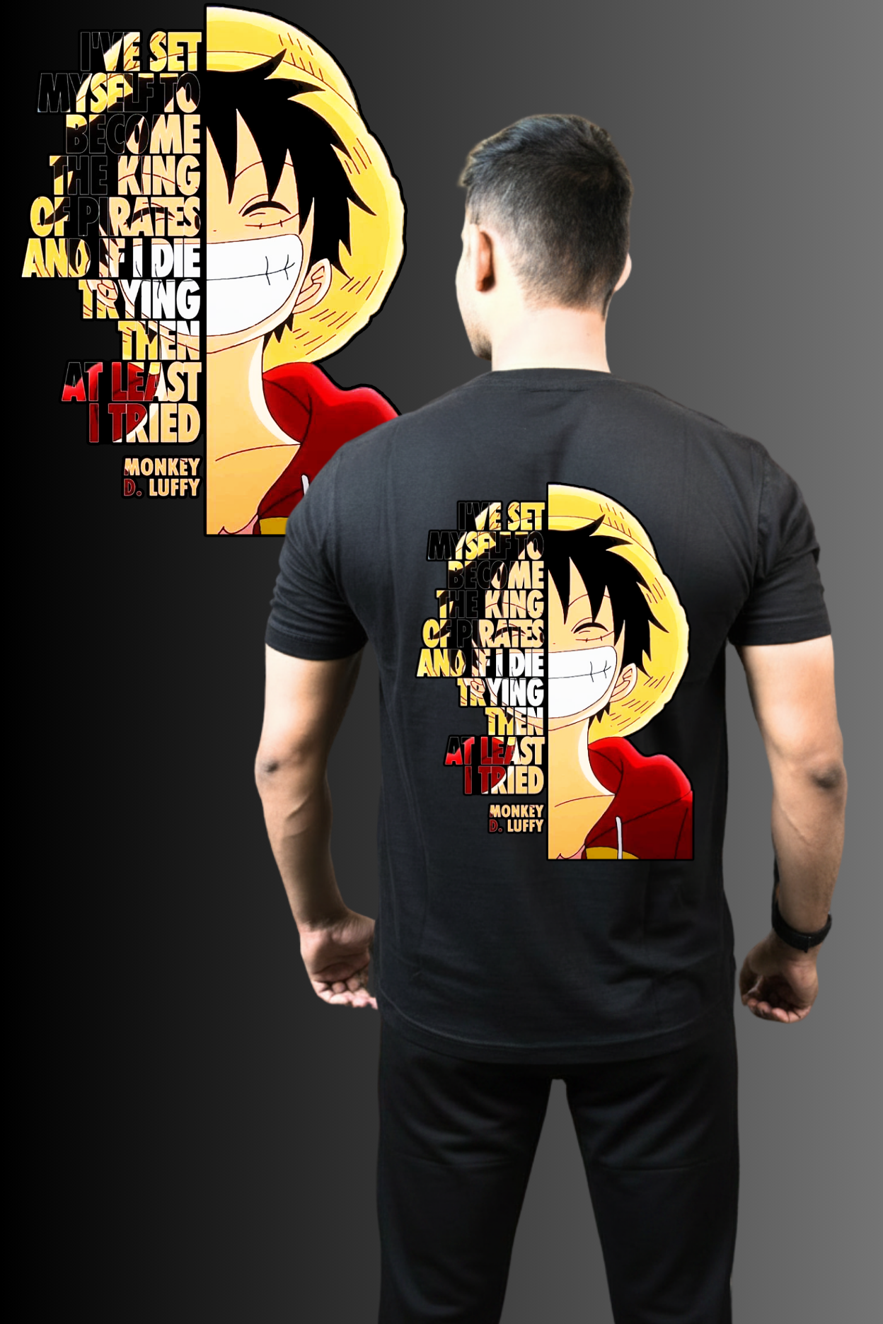 Monkey D. Luffy - Regular Print T-Shirt