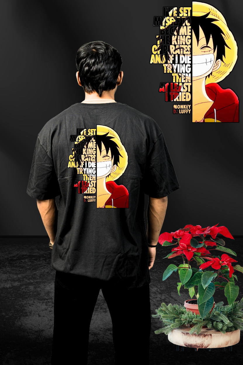 Monkey D. Luffy - Oversize Print T-Shirt