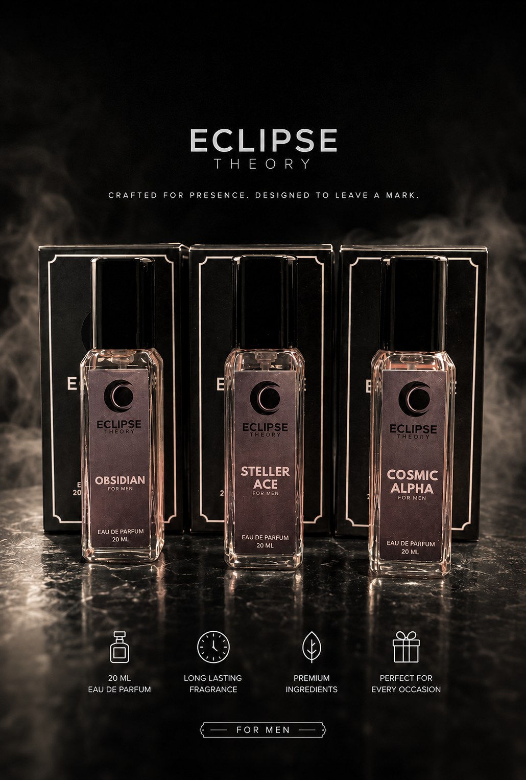 Men's Perfume Trio —  Buy all 3 Eau de Parfum