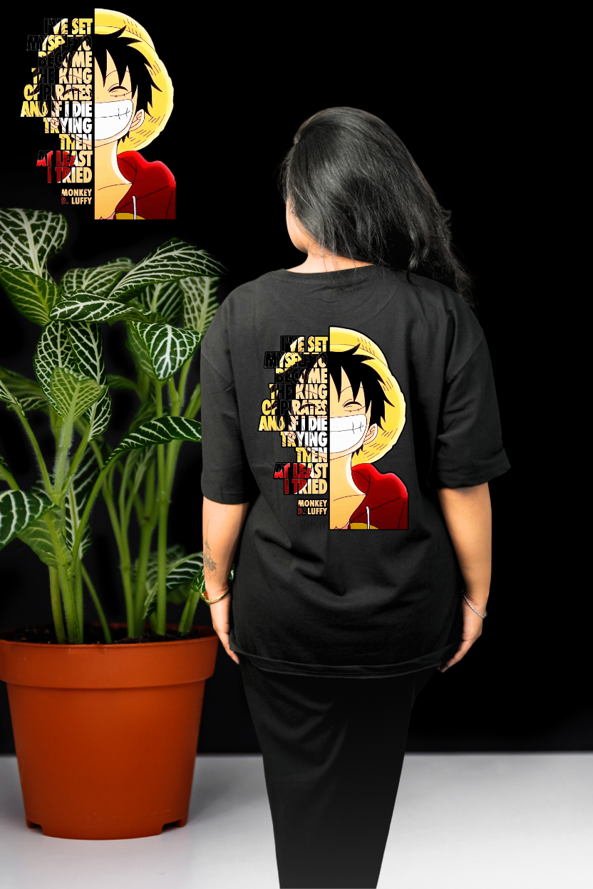 Monkey D. Luffy - Oversize Print T-Shirt
