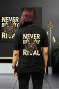 Never Be My Rival Regular T-Shirt — All Black | Eclipse Theory