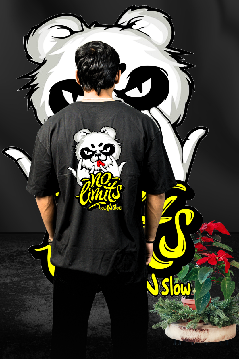 No Limits - Oversize Print T-Shirt