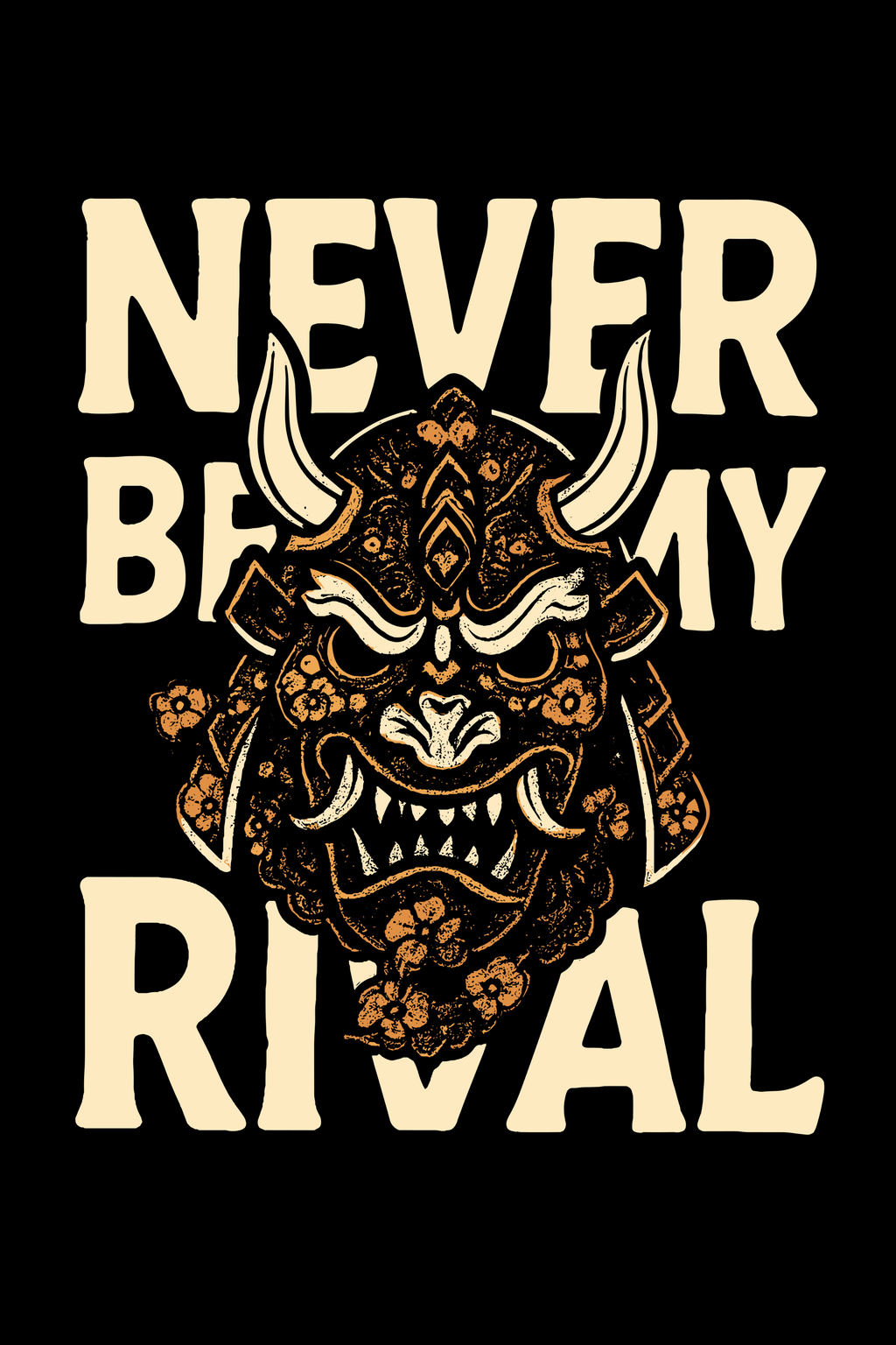 Never Be My Rival - Regular Print T-Shirt