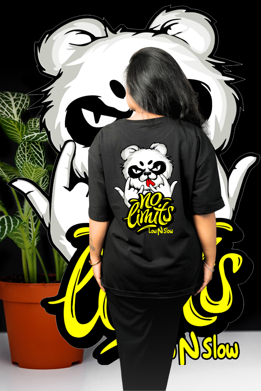 No Limits - Oversize Print T-Shirt