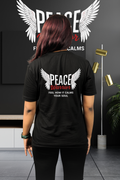 Peace Warrior Regular T-Shirt Back — All Black | Eclipse Theory
