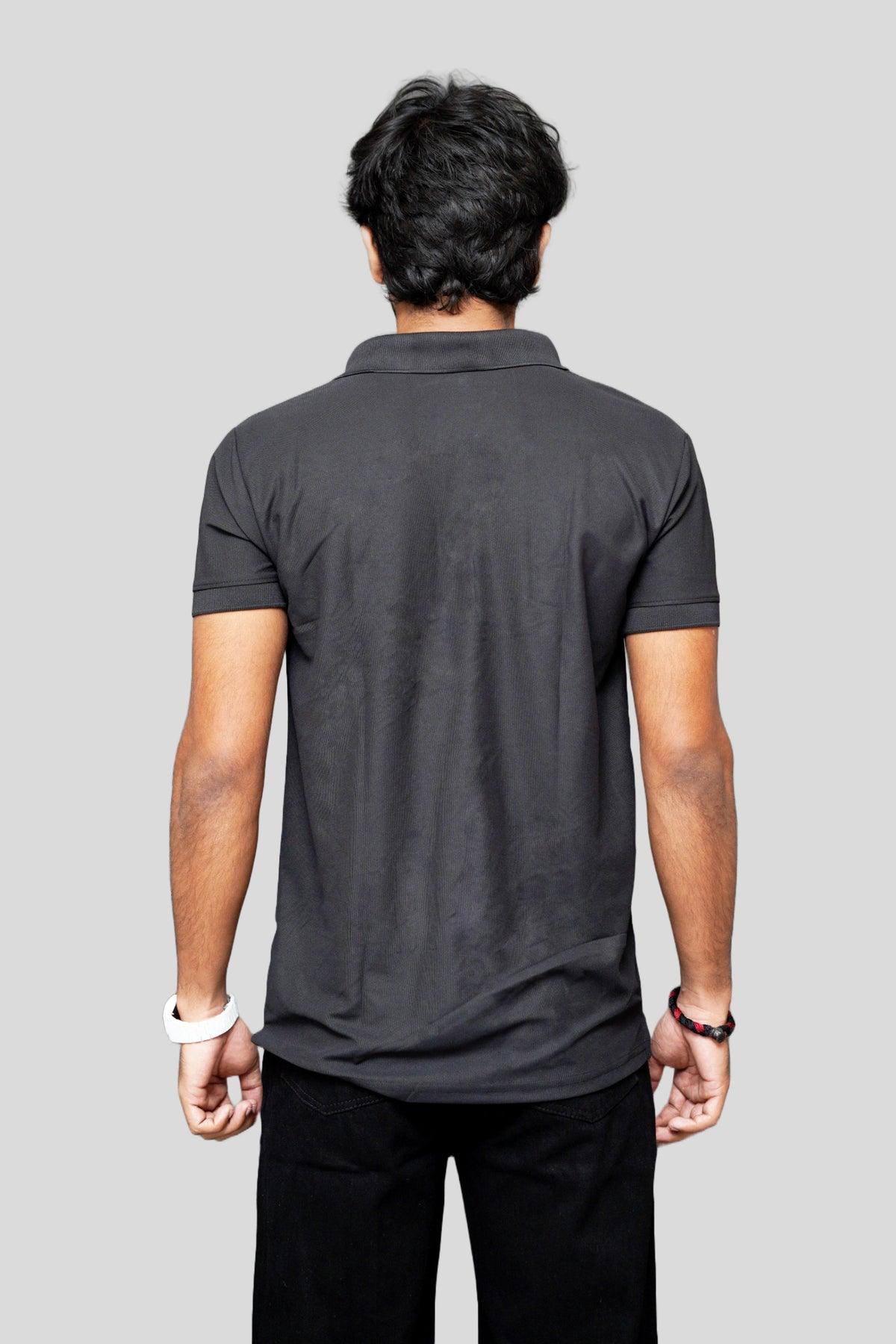 Premium Polo 2 collar detail
