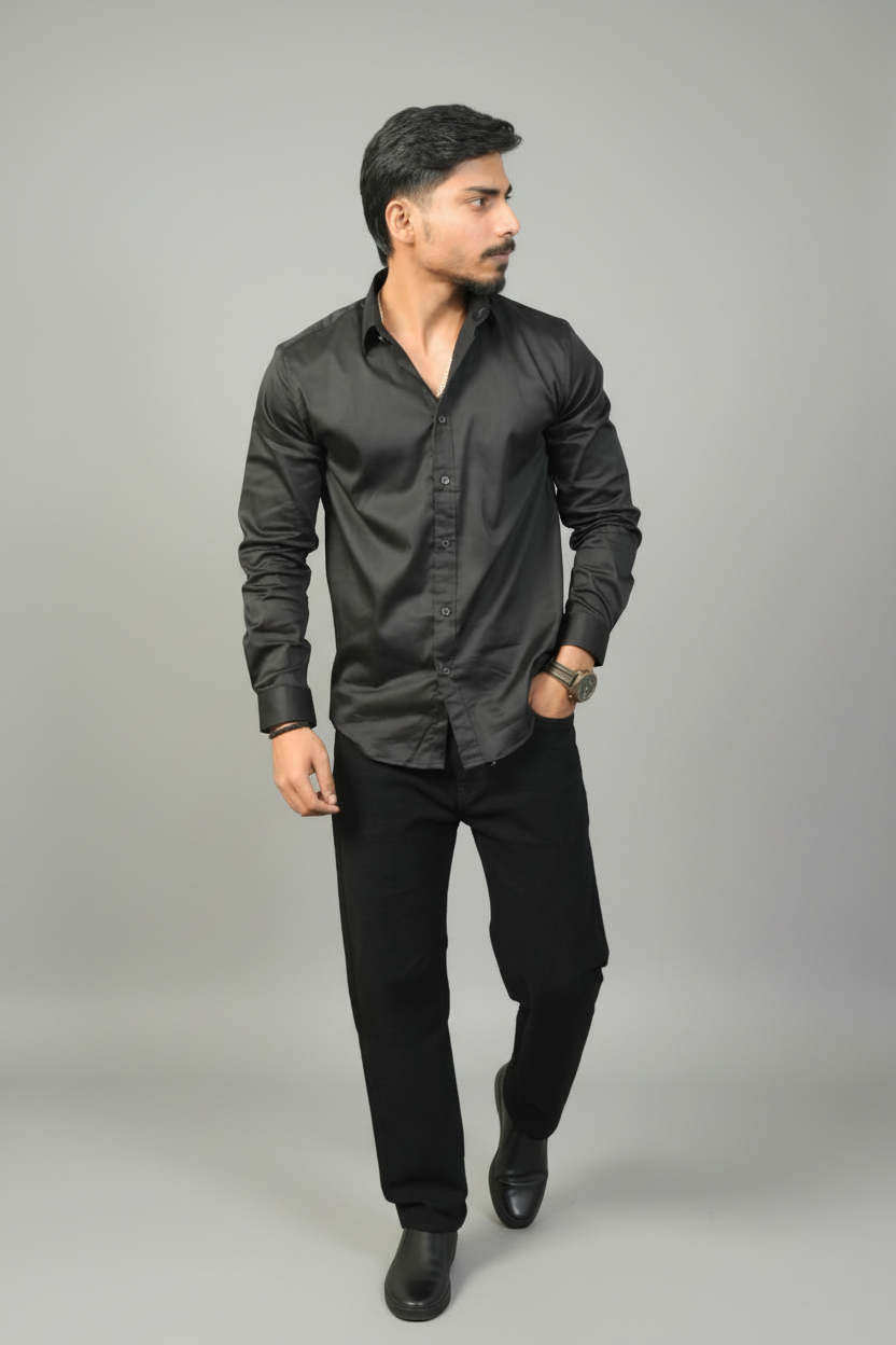Poly Satin Shirt