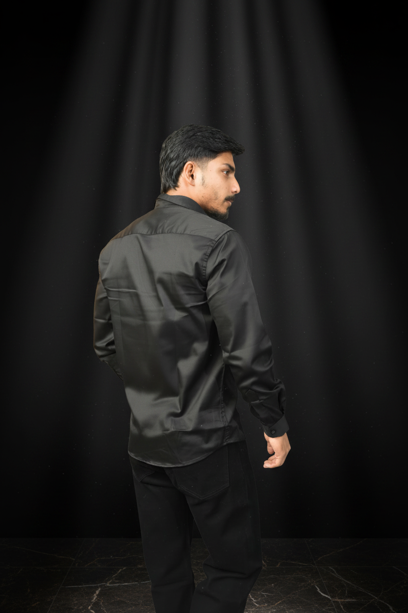 Poly Satin Shirt