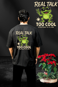 Real Talk - Oversize Print T-Shirt
