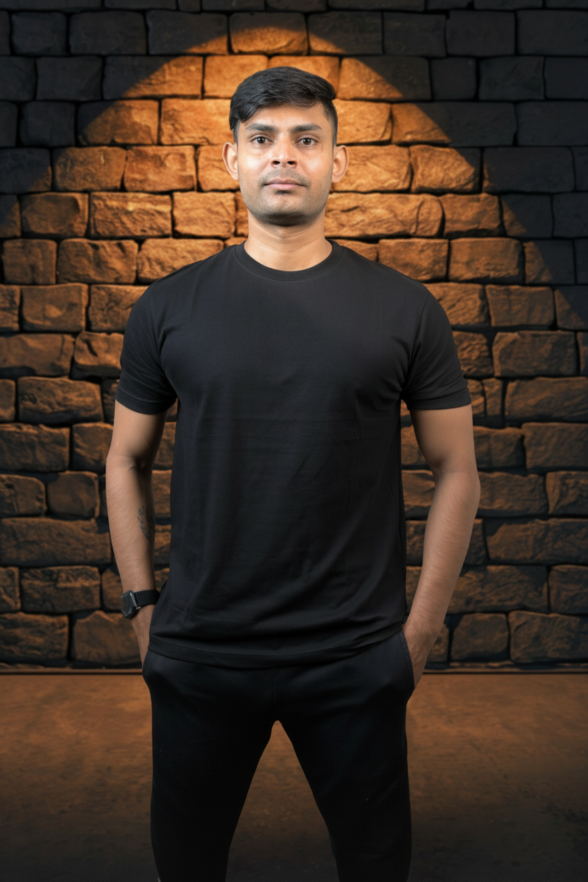 Regular Plain T-Shirt