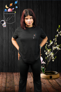 Space Pocket Regular T-Shirt — All Black | Eclipse Theory