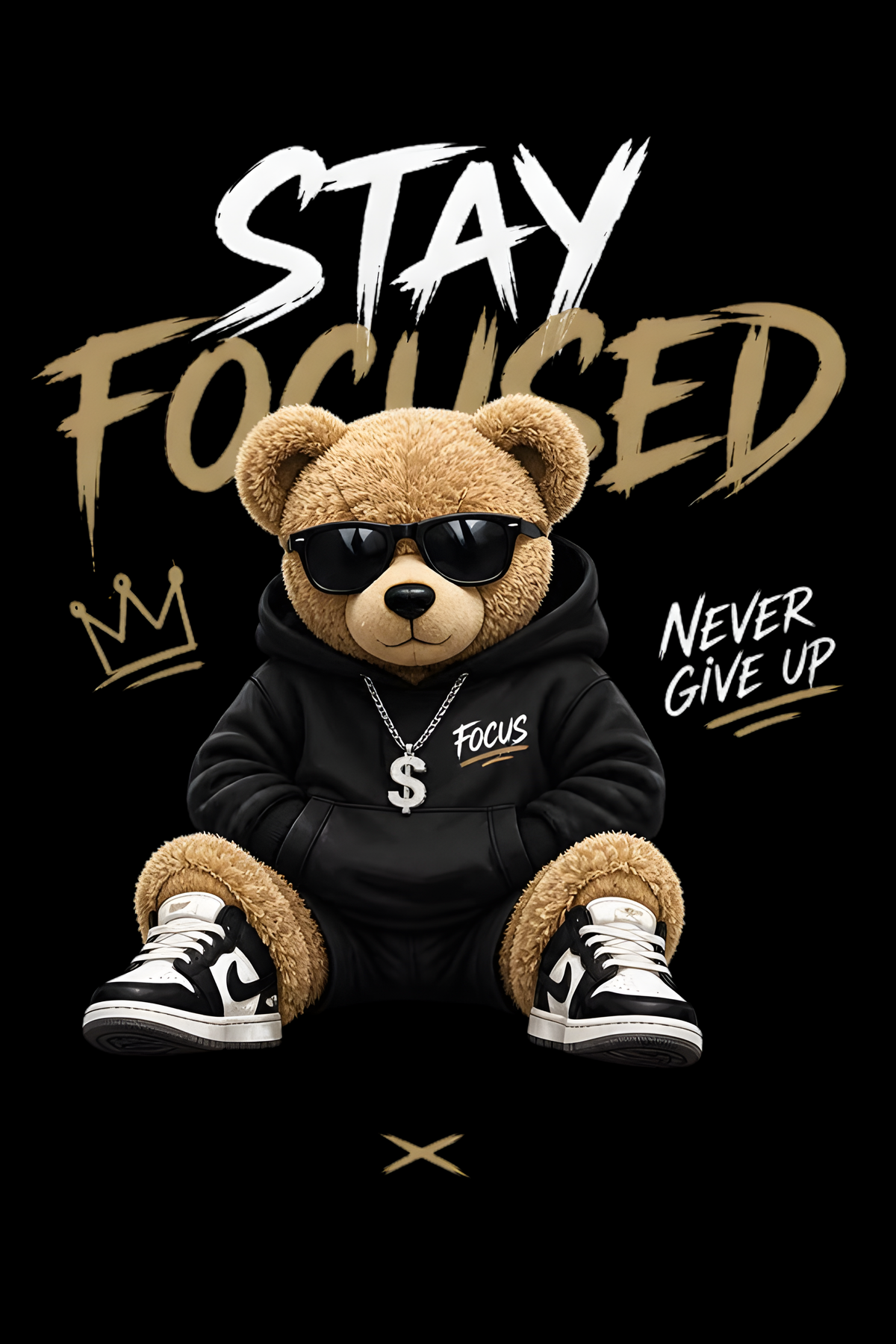 Stay Focused - Regular Print T-Shirt