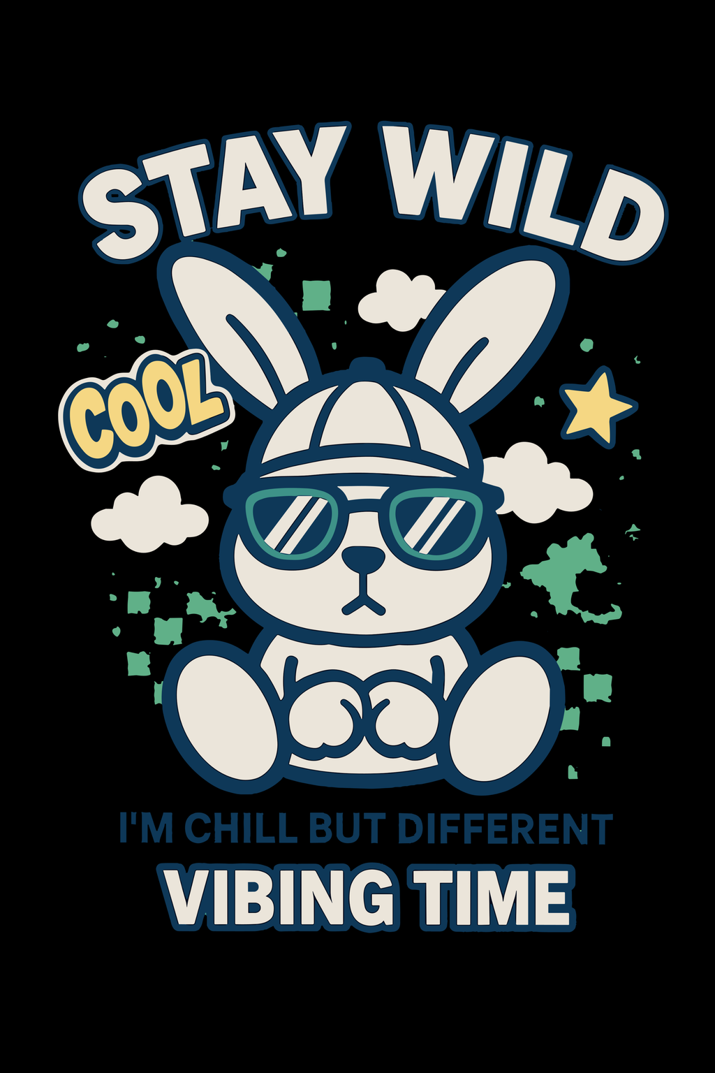 Stay Wild - Regular Print T-Shirt