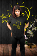 Think Positive Regular T-Shirt — All Black | Eclipse Theory