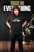 Time Is Everything Regular T-Shirt — All Black | Eclipse Theory