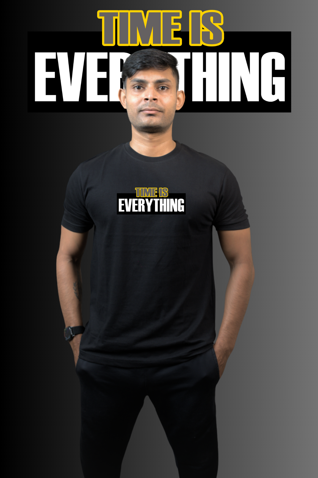 Time Is Everything - Regular Print T-Shirt