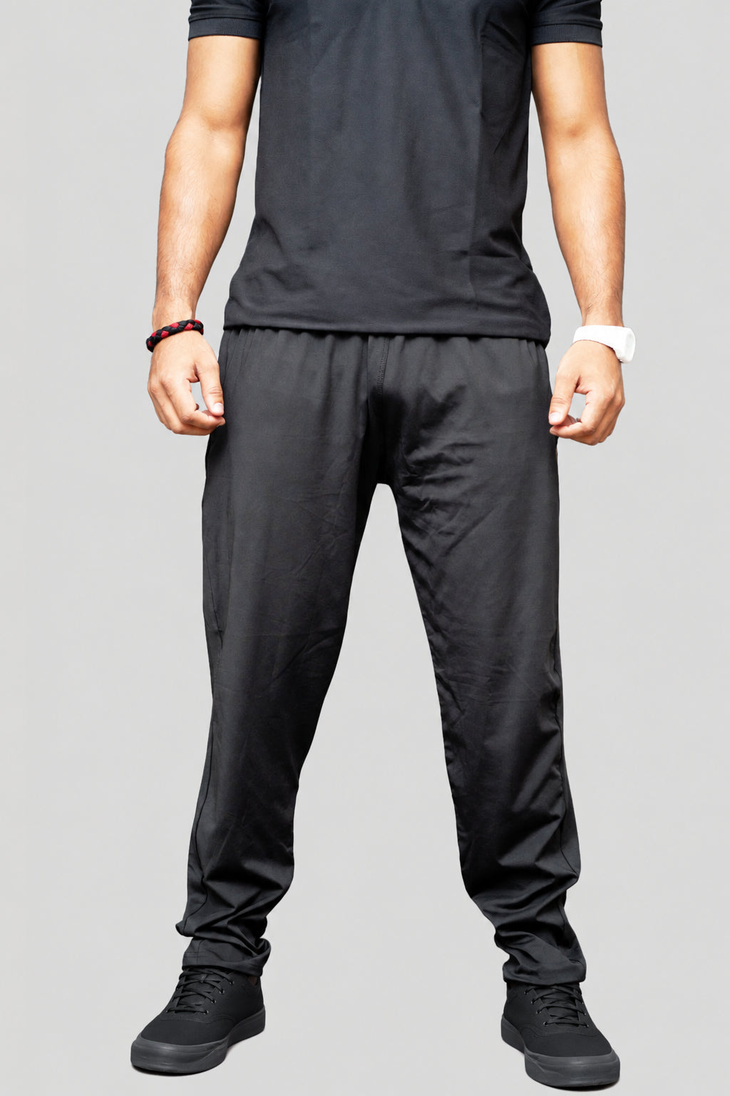 Velocity Black Track Pant lifestyle view