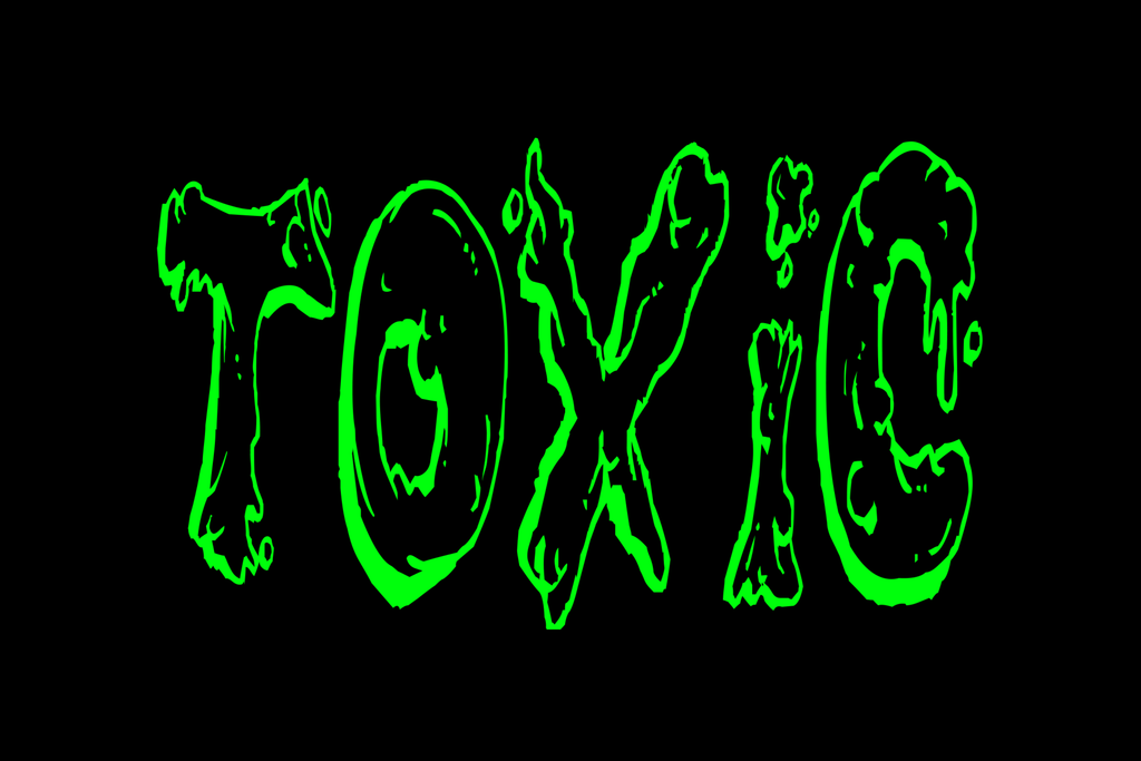 Toxic - Oversize Print T-Shirt