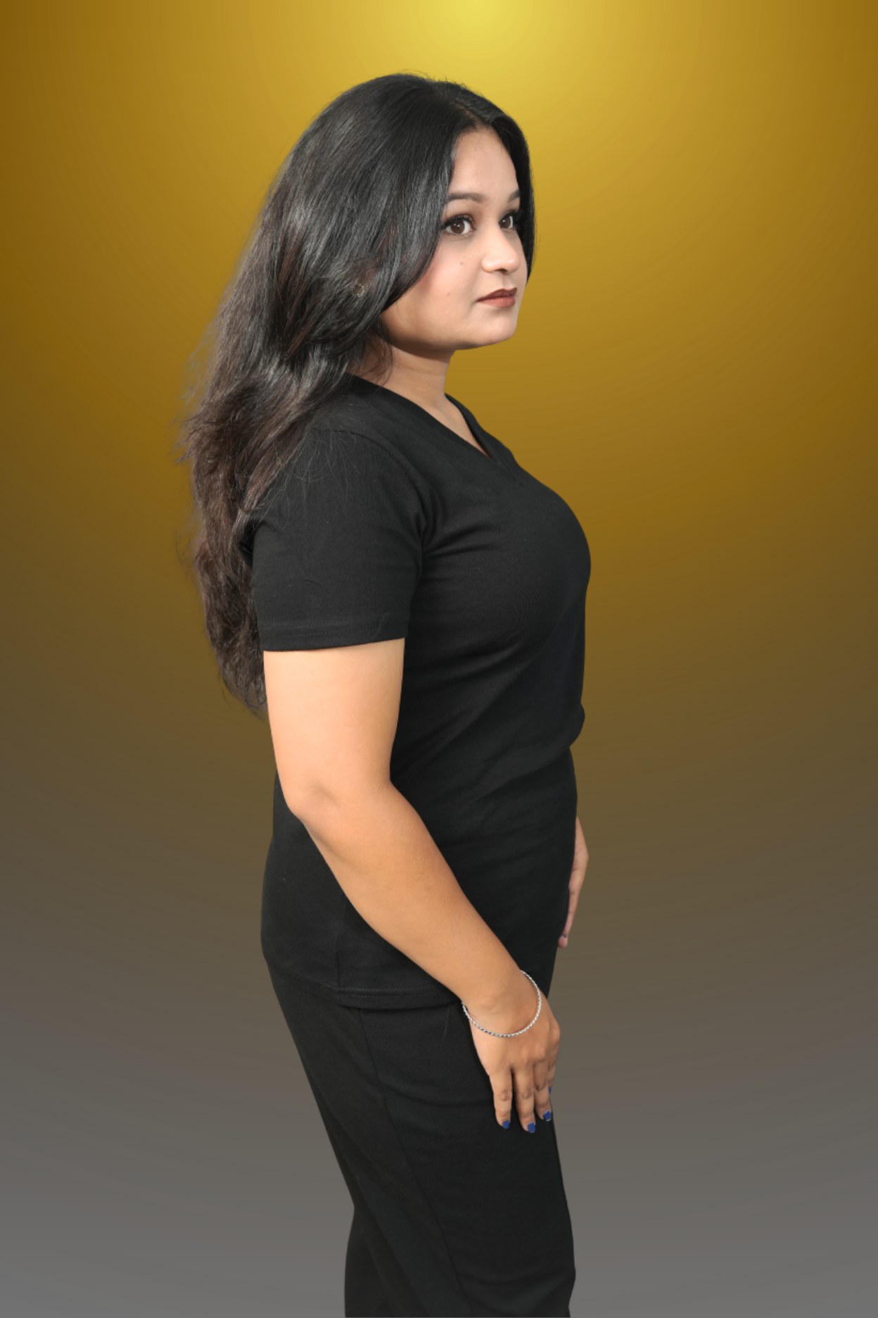 Regular V Neck T-Shirt