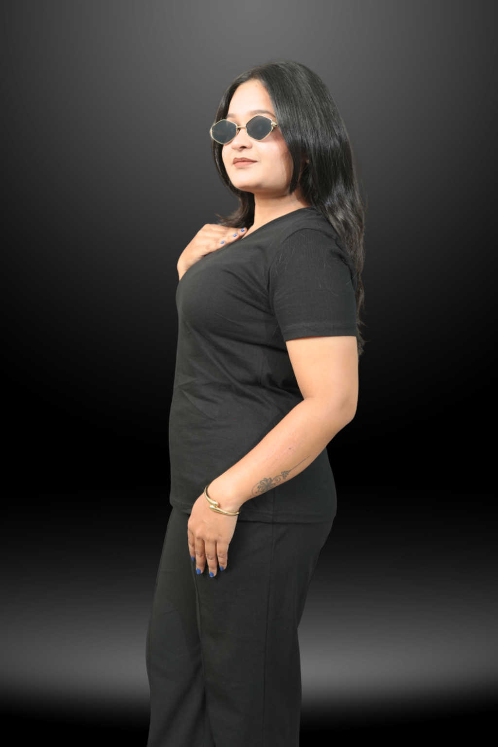 Regular V Neck T-Shirt