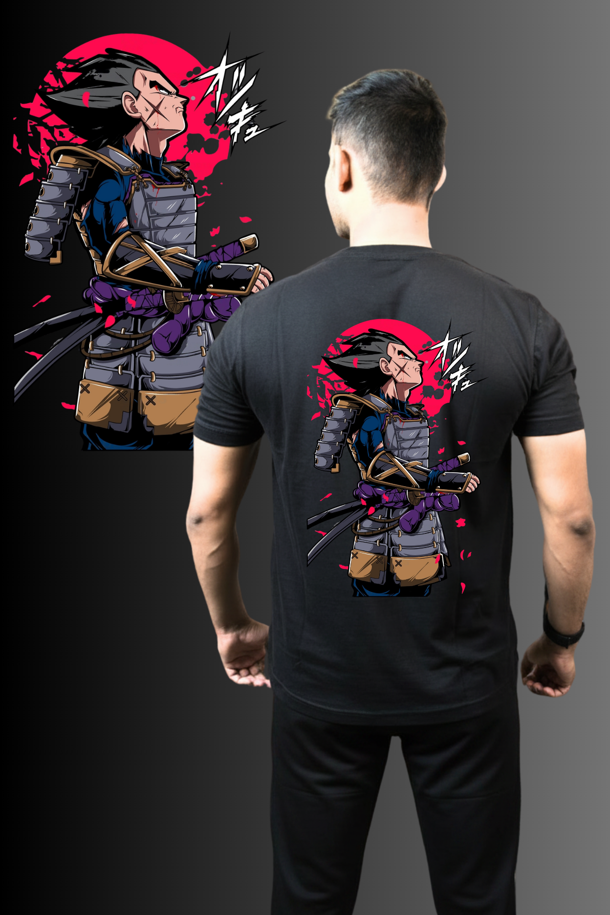 Vegeta - Regular Print T-Shirt