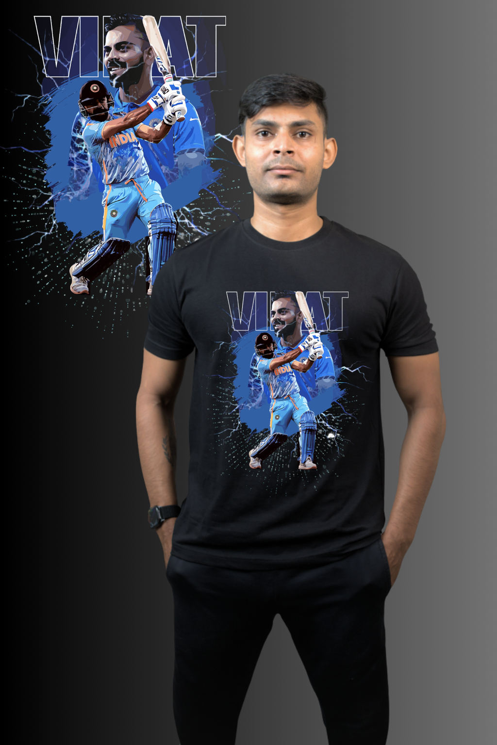 Virat Kohli - Regular Print T-Shirt