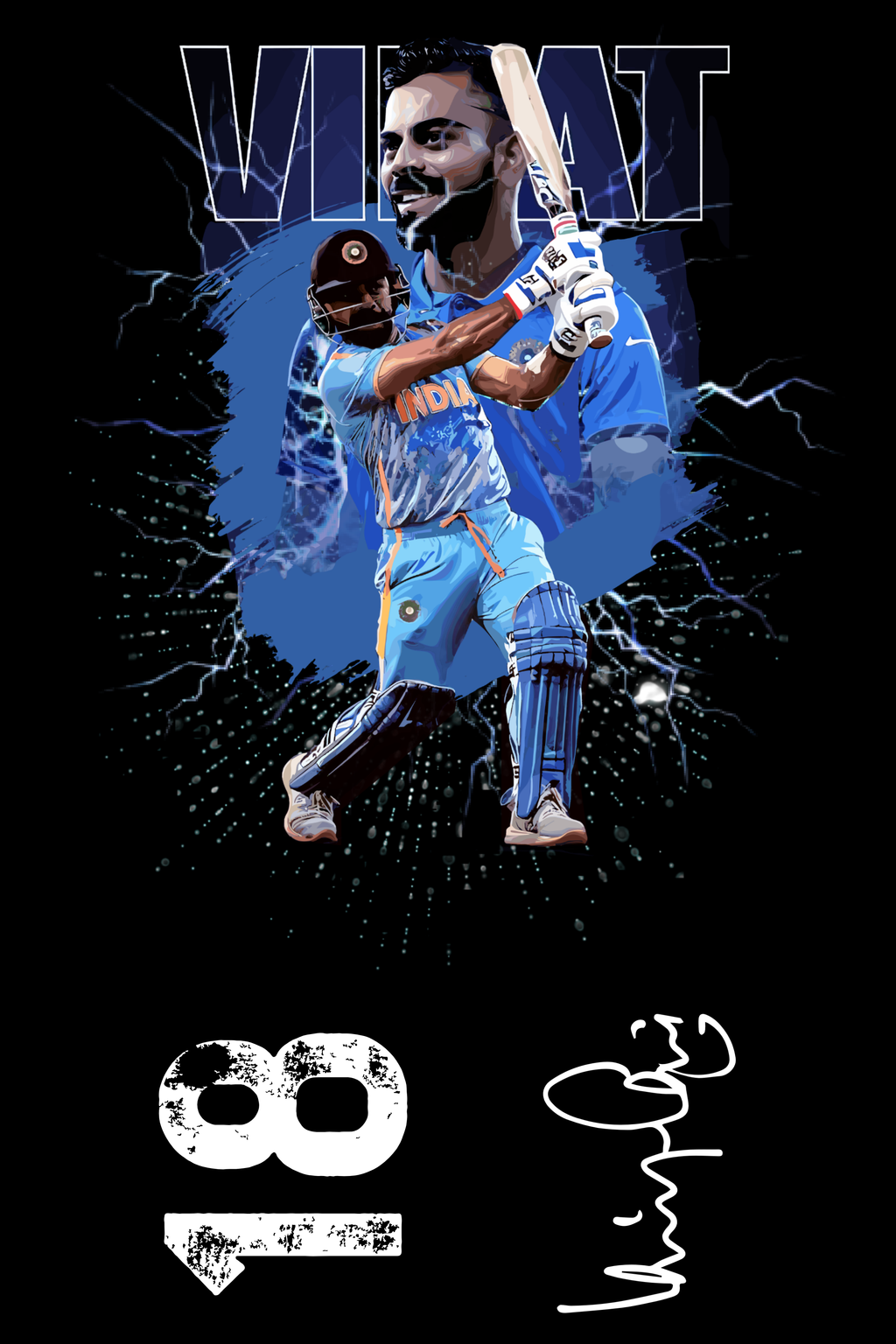 Virat Kohli - Regular Print T-Shirt