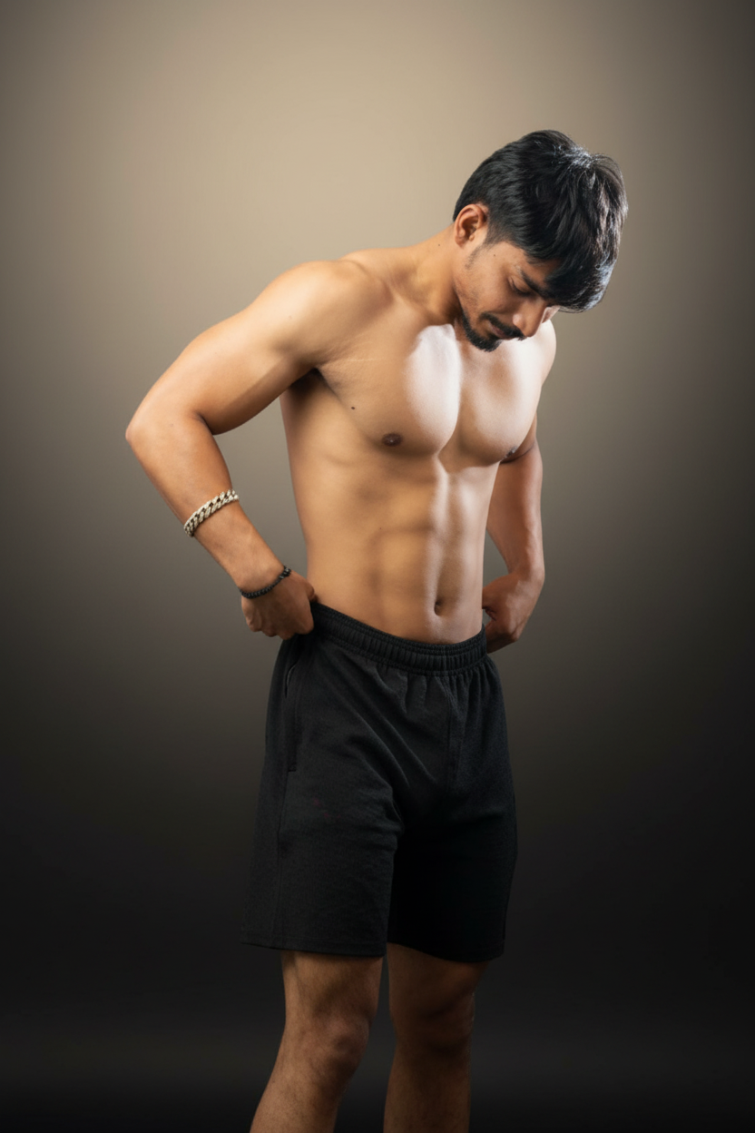 DotFlex Shorts - Waistband Pose
