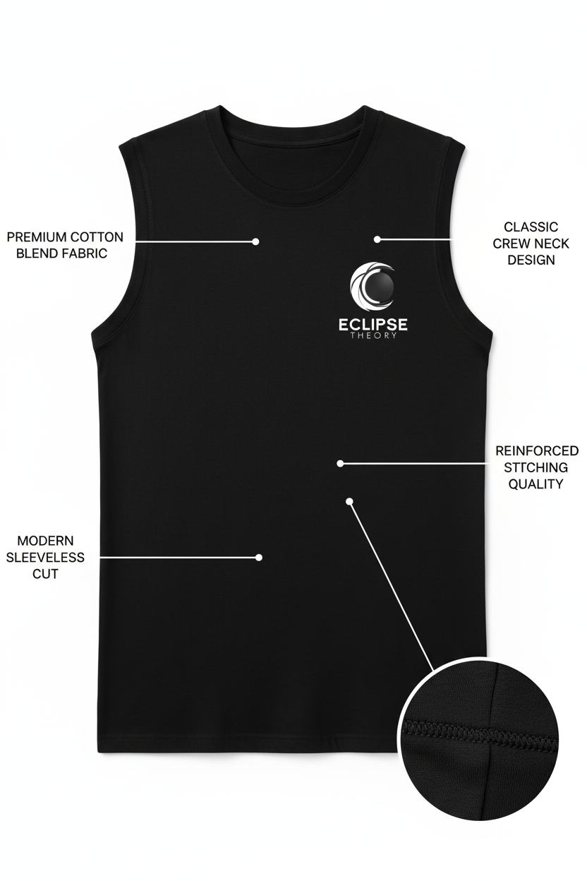 Men's Sleeveless T-Shirt - Product Details